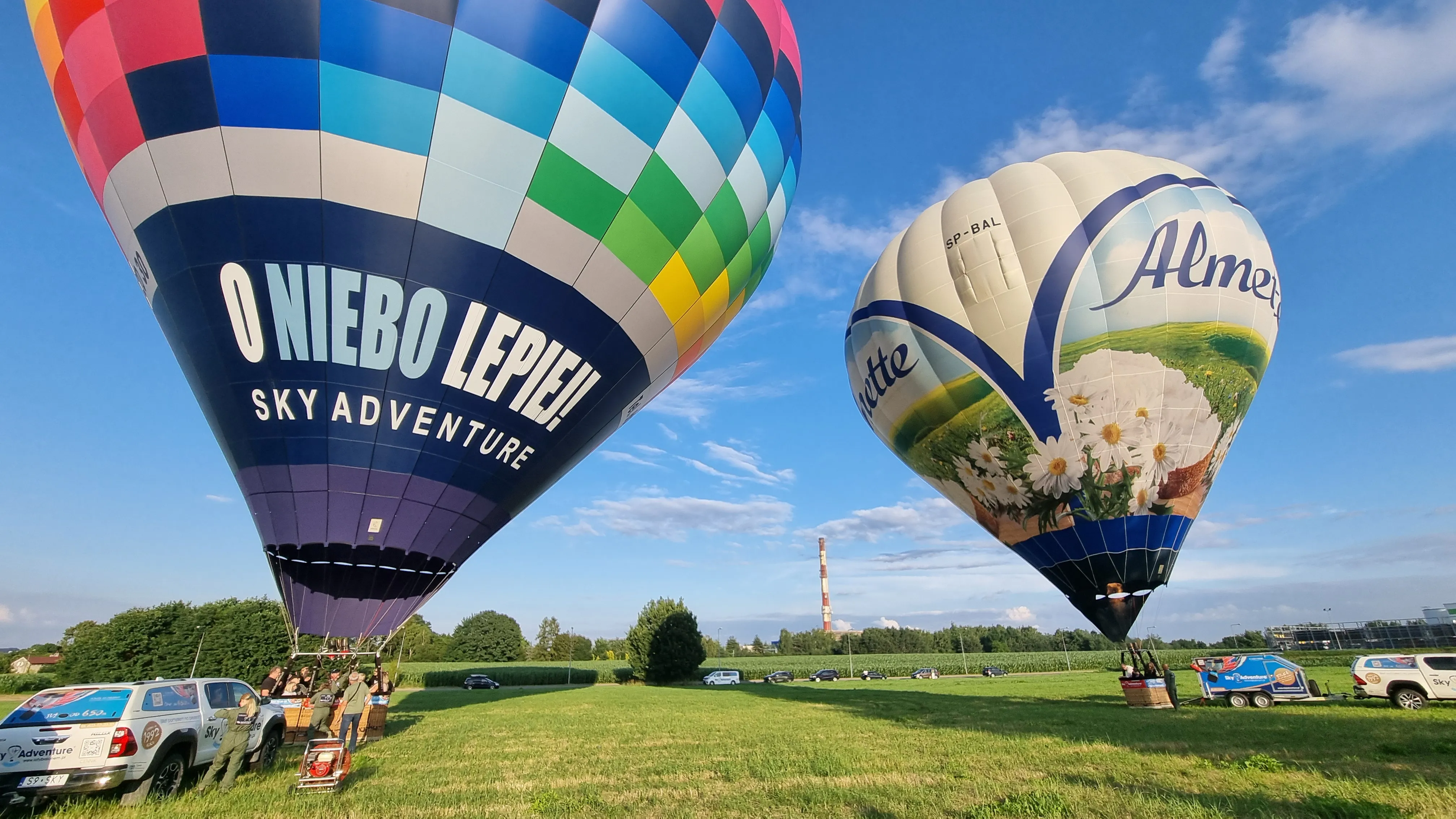 Balon o niebo lepiej i almette