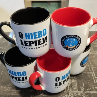 Kubek kawowy O NIEBO LEPIEJ!